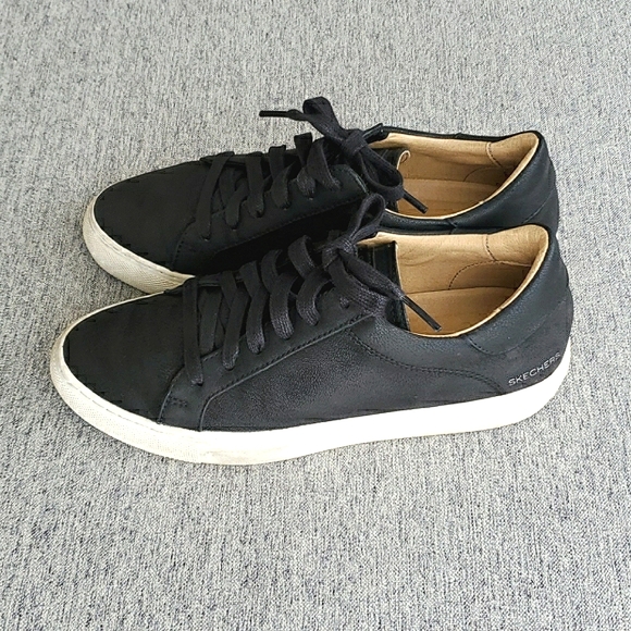 SKECHERS Vaso Cordon Black Sneaker, Size 6 - Picture 4 of 13